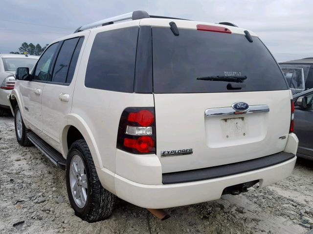 1FMEU65E37UA85030 - 2007 FORD EXPLORER L WHITE photo 3