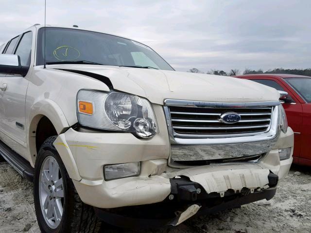 1FMEU65E37UA85030 - 2007 FORD EXPLORER L WHITE photo 9