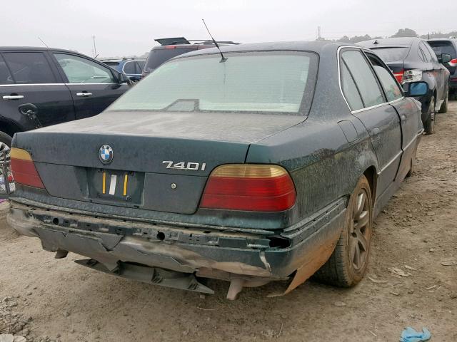 WBAGF8328VDL47341 - 1997 BMW 740 I AUTO GREEN photo 4