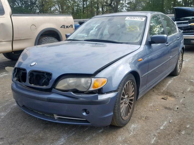 WBAEV53412KM22060 - 2002 BMW 330 I BLUE photo 2