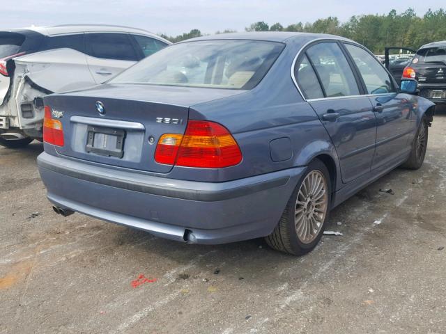 WBAEV53412KM22060 - 2002 BMW 330 I BLUE photo 4