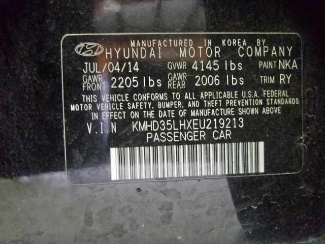 KMHD35LHXEU219213 - 2014 HYUNDAI ELANTRA GT  photo 10