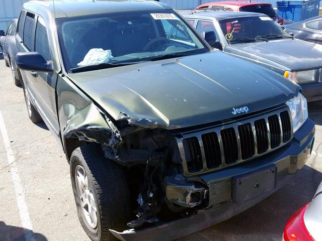 1J8GR48K57C675216 - 2007 JEEP GRAND CHER GREEN photo 1