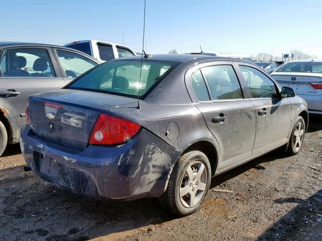 1G1AL58F287174648 - 2008 CHEVROLET COBALT LT GRAY photo 4