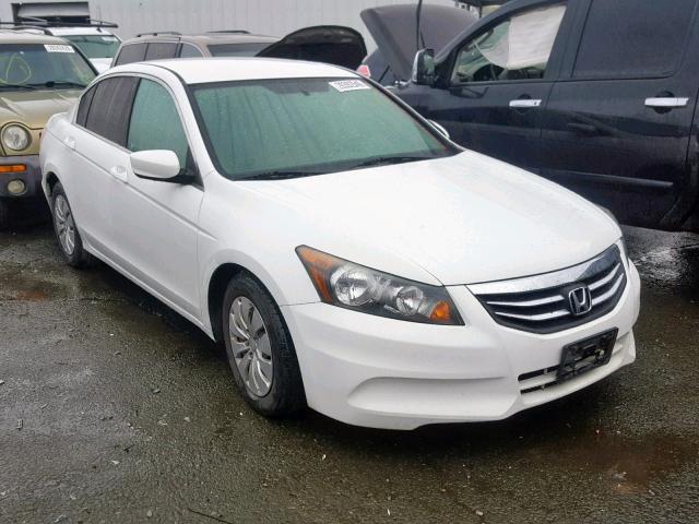 1HGCP2F39CA196767 - 2012 HONDA ACCORD LX WHITE photo 1