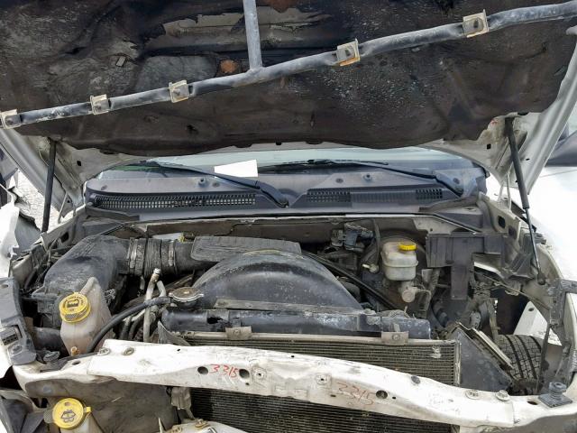 1D7HE42K86S663975 - 2006 DODGE DAKOTA SLT WHITE photo 7