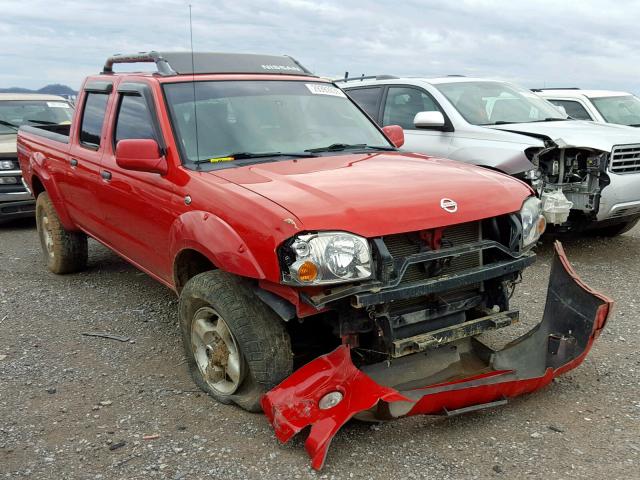 1N6ED29Y22C330865 - 2002 NISSAN FRONTIER C RED photo 1