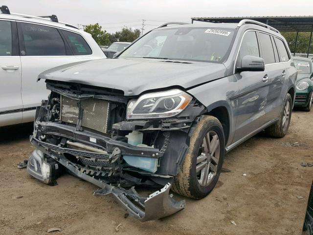 4JGDF7CE8EA322222 - 2014 MERCEDES-BENZ GL 450 4MA SILVER photo 2