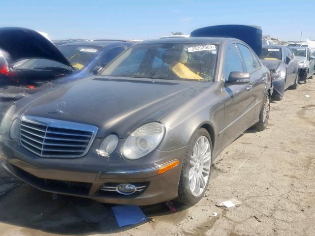 WDBUF56X08B251276 - 2008 MERCEDES-BENZ E 350 GRAY photo 2