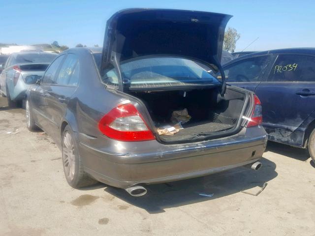 WDBUF56X08B251276 - 2008 MERCEDES-BENZ E 350 GRAY photo 3