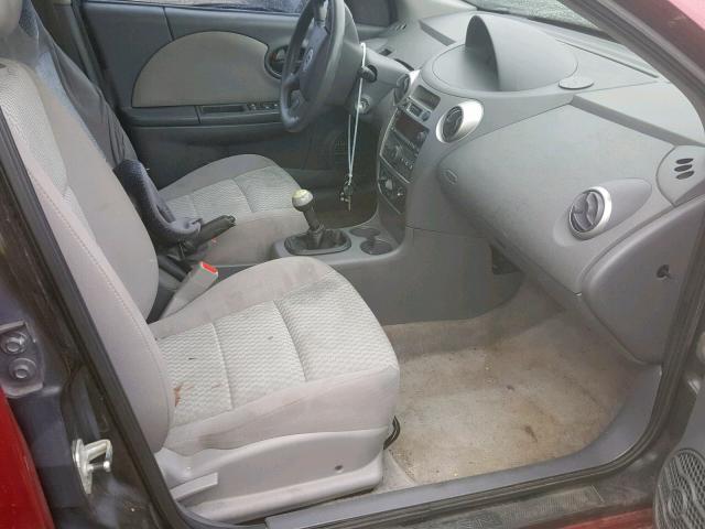 1G8AZ55F86Z142017 - 2006 SATURN ION LEVEL MAROON photo 5