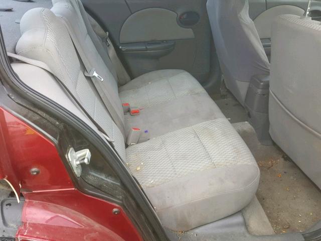 1G8AZ55F86Z142017 - 2006 SATURN ION LEVEL MAROON photo 6