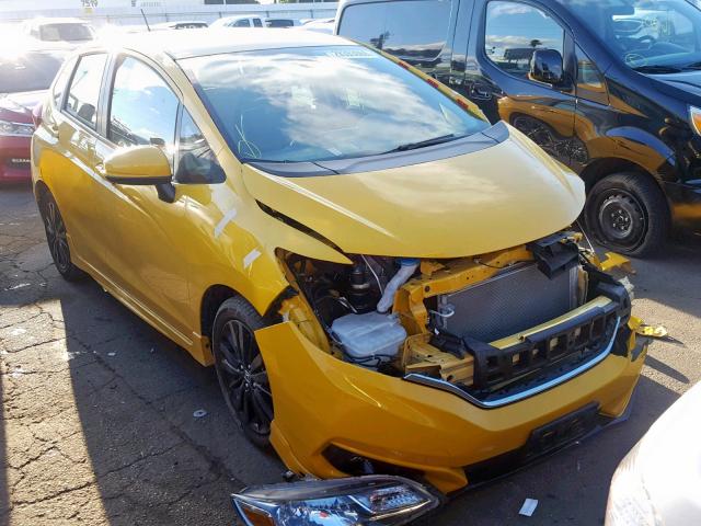 3HGGK5H69JM732951 - 2018 HONDA FIT SPORT YELLOW photo 1