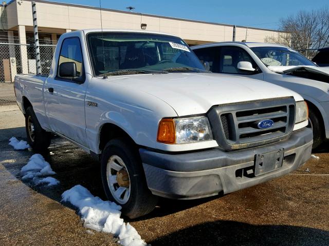 1FTYR10D24PB01961 - 2004 FORD RANGER WHITE photo 1