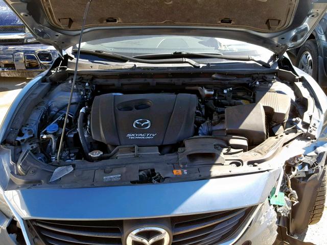 JM1GJ1W5XF1220480 - 2015 MAZDA 6 GRAND TO BLUE photo 7