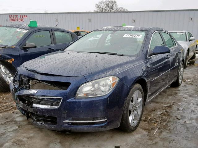 1G1ZC5EB4A4130243 - 2010 CHEVROLET MALIBU 1LT ლურჯი ფოტო 2