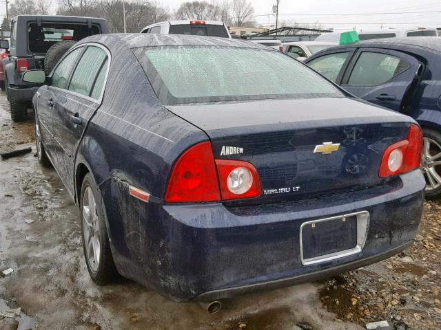 1G1ZC5EB4A4130243 - 2010 CHEVROLET MALIBU 1LT ლურჯი ფოტო 3