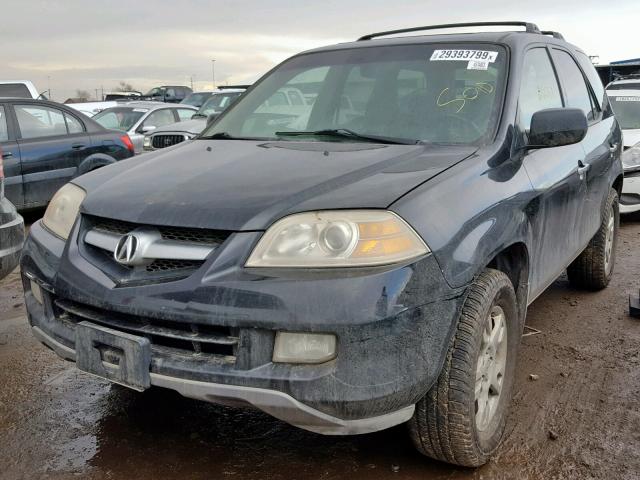 2HNYD18966H534943 - 2006 ACURA MDX TOURIN BLACK photo 2