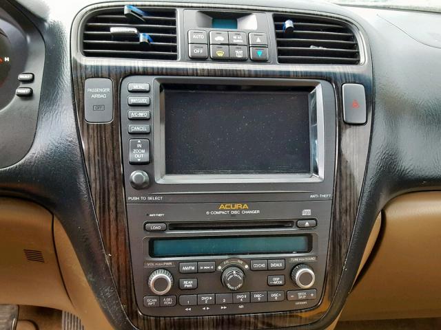 2HNYD18966H534943 - 2006 ACURA MDX TOURIN BLACK photo 9