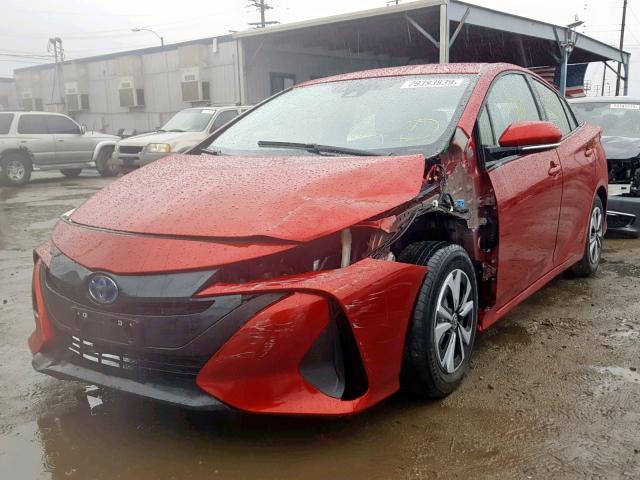 JTDKARFP7H3027592 - 2017 TOYOTA PRIUS PRIM 红色 照片 2