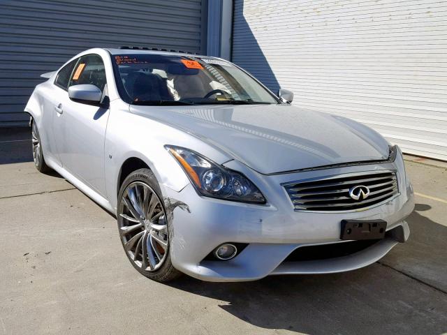 JN1CV6EK4EM111293 - 2014 INFINITI Q60 JOURNE SILVER photo 1