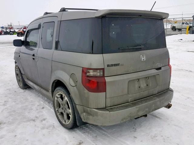 5J6YH18978L001171 - 2008 HONDA ELEMENT SC GRAY photo 3