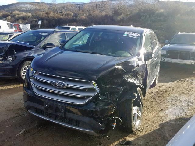 2FMPK4K89JBC13365 - 2018 FORD EDGE TITAN BLACK photo 2