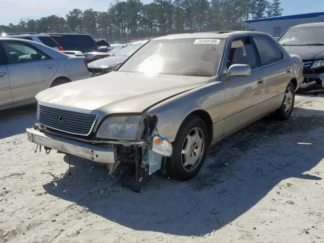 JT8BH28F0Y0176708 - 2000 LEXUS LS 400 TAN photo 2