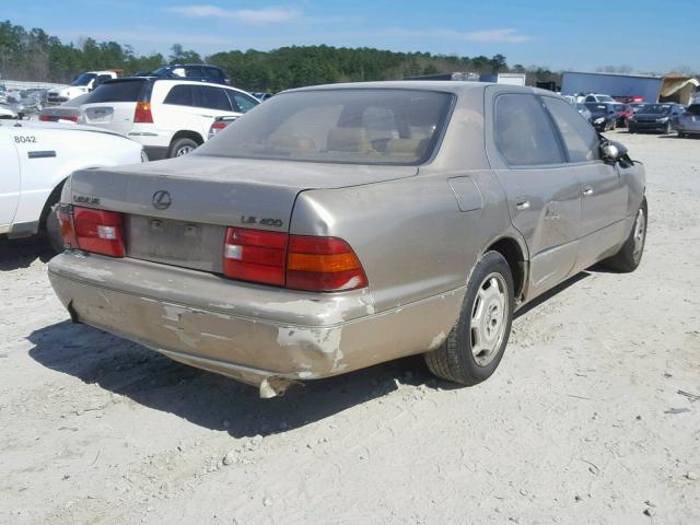 JT8BH28F0Y0176708 - 2000 LEXUS LS 400 TAN photo 4