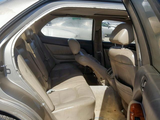 JT8BH28F0Y0176708 - 2000 LEXUS LS 400 TAN photo 6