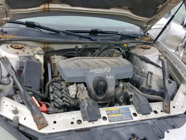 2G2WP522251182625 - 2005 PONTIAC GRAND PRIX SILVER photo 7