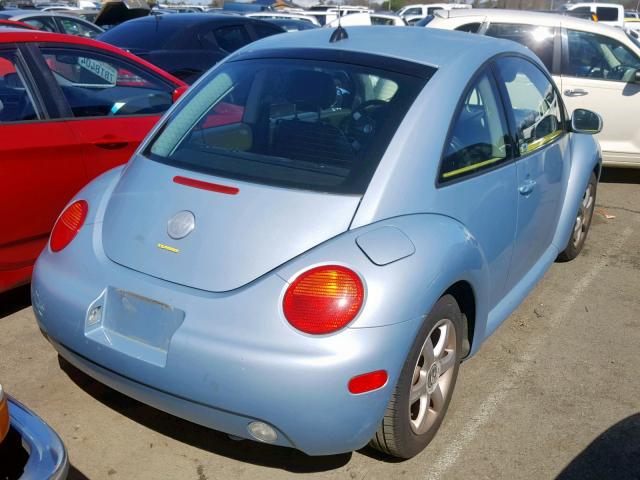 3VWCD31CX5M411743 - 2005 VOLKSWAGEN NEW BEETLE Blau Foto 4
