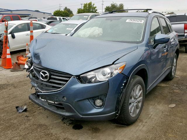 JM3KE2CY9G0832574 - 2016 MAZDA CX-5 TOURI BLUE photo 2