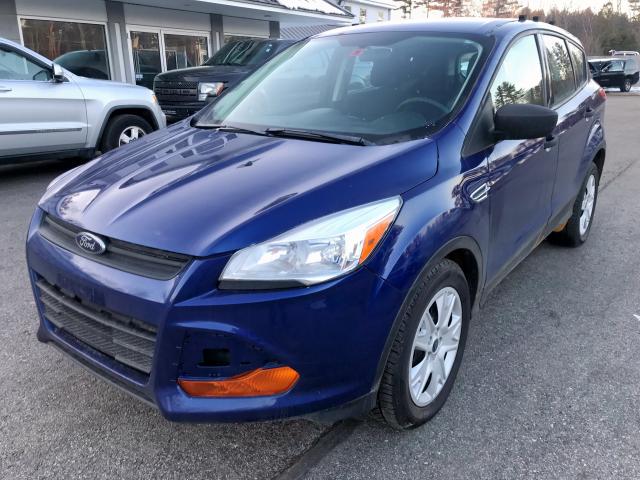 1FMCU0F70EUB52281 - 2014 FORD ESCAPE S BLUE photo 2