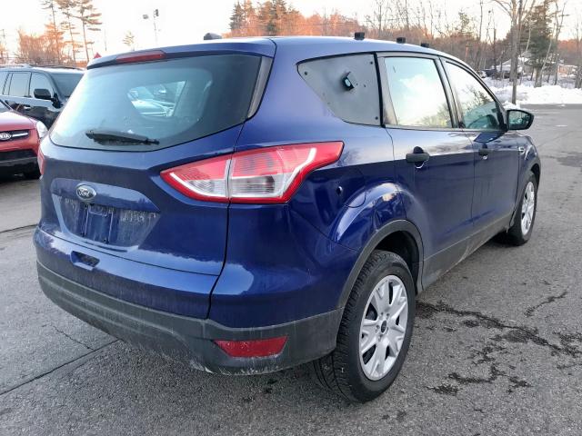 1FMCU0F70EUB52281 - 2014 FORD ESCAPE S BLUE photo 4