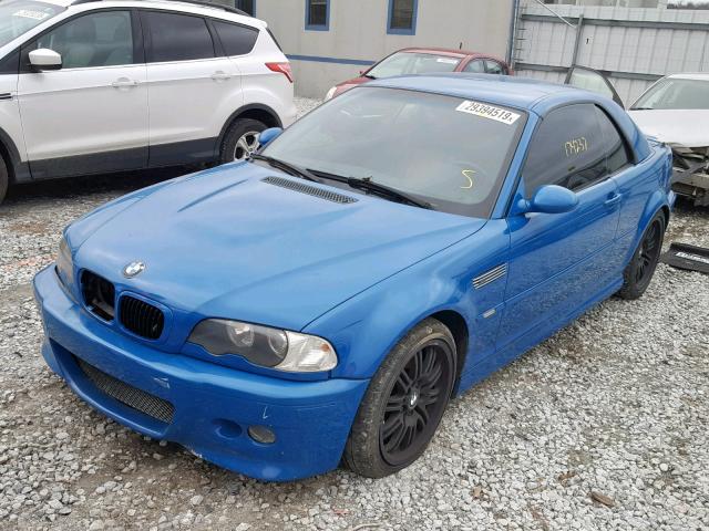 WBSBR93412EX22464 - 2002 BMW M3 BLUE photo 2