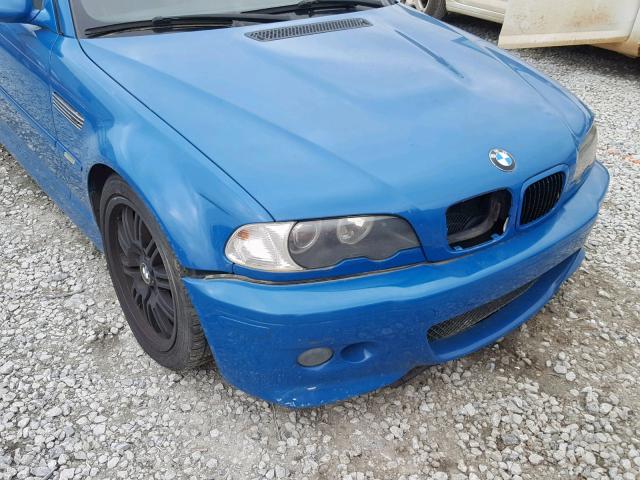 WBSBR93412EX22464 - 2002 BMW M3 BLUE photo 9