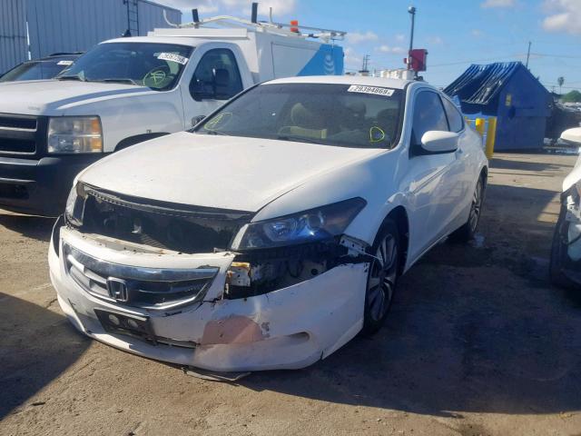 1HGCS1B30BA004195 - 2011 HONDA ACCORD LX- WHITE photo 2