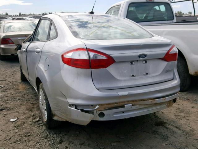 3FADP4AJ6HM153508 - 2017 FORD FIESTA S SILVER photo 3