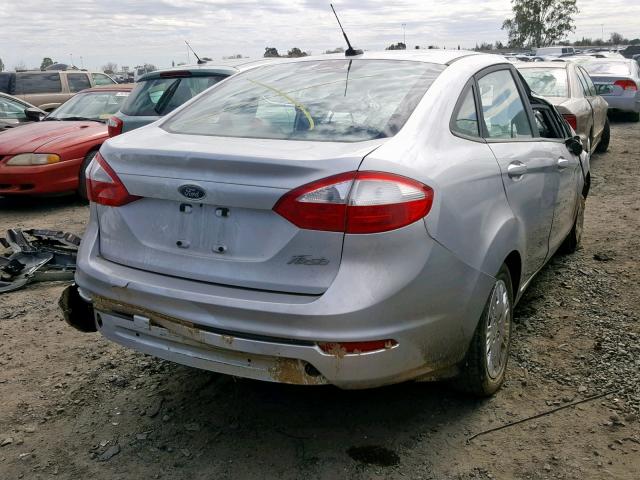 3FADP4AJ6HM153508 - 2017 FORD FIESTA S SILVER photo 4