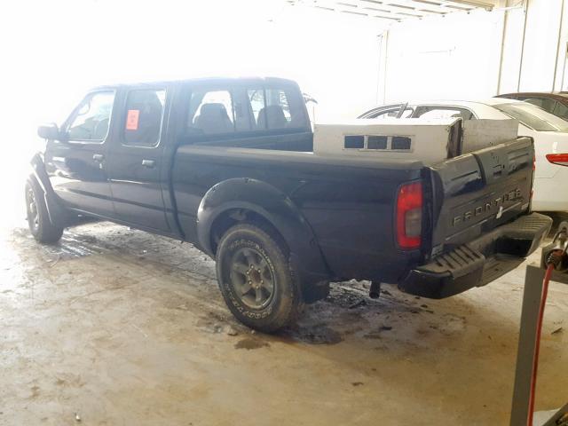 1N6ED29X64C442577 - 2004 NISSAN FRONTIER C BLACK photo 3