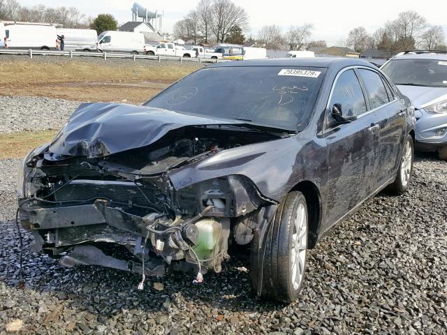 1G1ZK577394170868 - 2009 CHEVROLET MALIBU LTZ BLACK photo 2