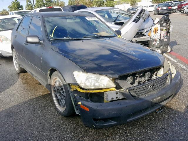 JTHBD182210002020 - 2001 LEXUS IS 300 BLACK photo 1