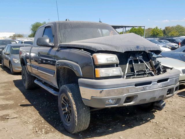 1GCEK19T14E378646 - 2004 CHEVROLET SILVERADO BLACK photo 1