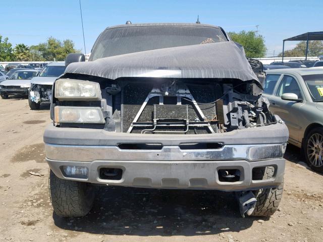 1GCEK19T14E378646 - 2004 CHEVROLET SILVERADO BLACK photo 10