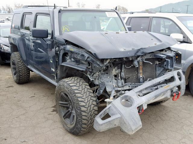 5GTEN13E888201087 - 2008 HUMMER H3 BLACK photo 1