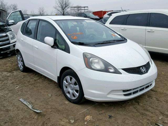 JHMGE8H3XCS006182 - 2012 HONDA FIT WHITE photo 1