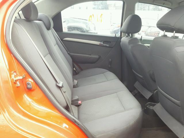 KL1TD56627B080398 - 2007 CHEVROLET AVEO BASE Qırmızı foto 6