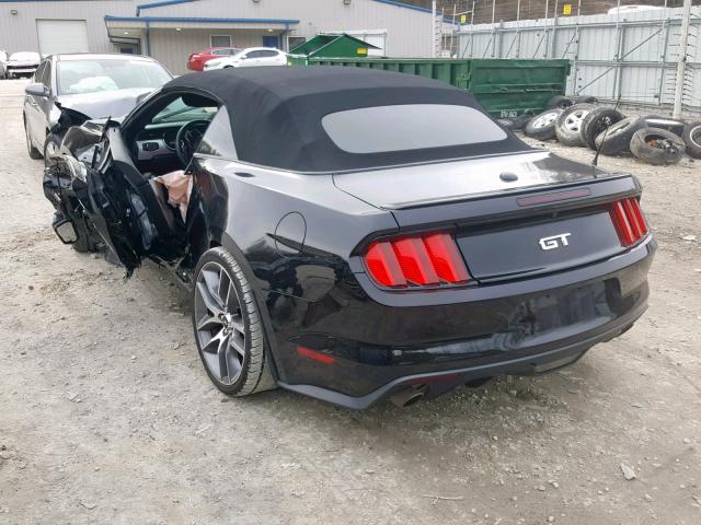 1FATP8FF4G5205794 - 2016 FORD MUSTANG GT BLACK photo 3