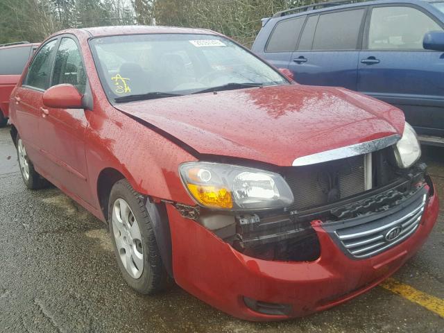 KNAFE122785579435 - 2008 KIA SPECTRA EX RED photo 1